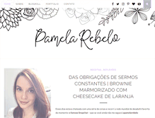 Tablet Screenshot of pamelarebelo.com